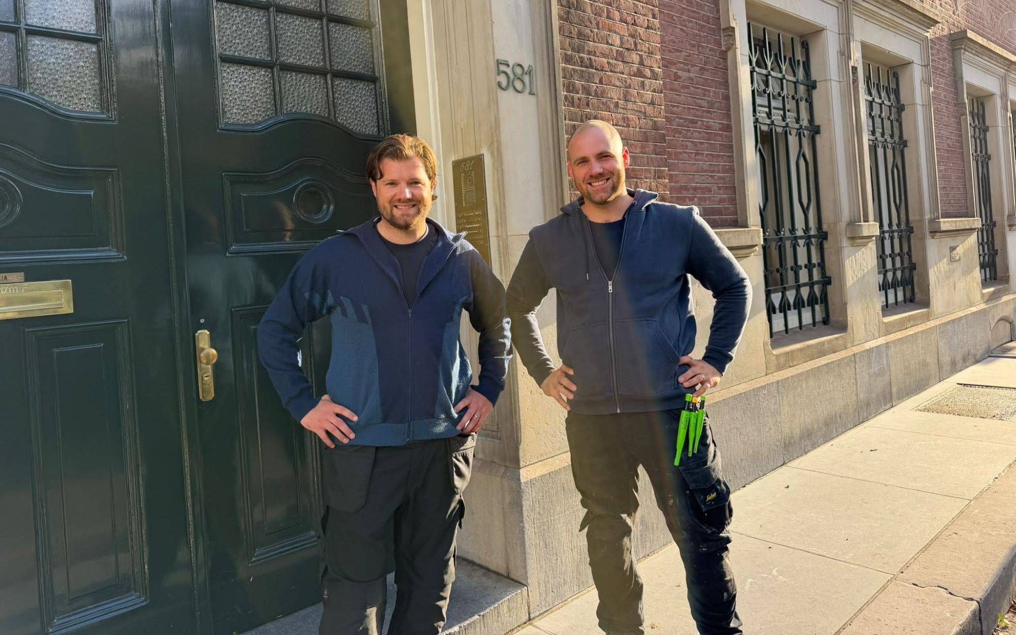Paul Stomph (links) en Mark Stomph (rechts), de broers achter Stomph Bouw & Innovatie